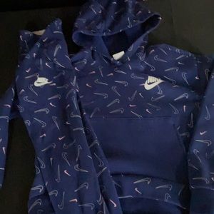Girls Nike Hoodie and Legging Set Size L (14/16)